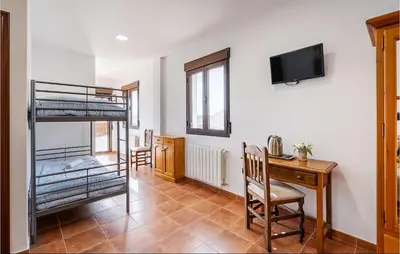 Cama o camas de una habitación en Lovely Home In Galera With Kitchenette