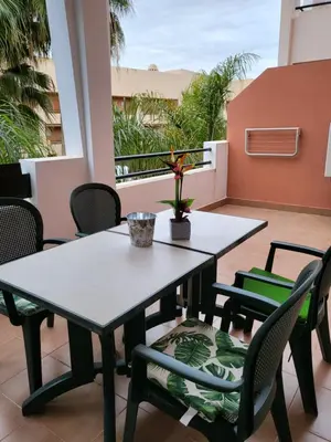 Un balcón o terraza de Apartamento exótico en primera línea de Vera-Playa!