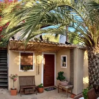 Tinyhouse im Patio einer romantischen Finca
