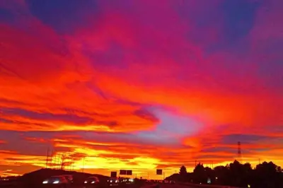 Amanecer o atardecer desde el apartamento o alrededores