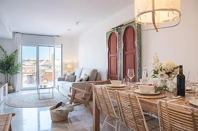 Zona de estar de Apartamento Puerto deportivo