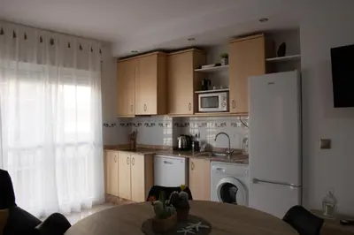 Una cocina o zona de cocina en Apartamento céntrico y acogedor