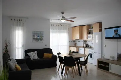Una cocina o zona de cocina en Apartamento céntrico y acogedor