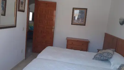 Cama o camas de una habitación en Urbanizacion Vera Costa, Vera