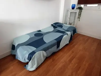 Cama o camas de una habitación en Precioso apartamento con estilo.