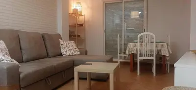 Zona de estar de Muy buena ubicación, cerca de la playa y céntrico.