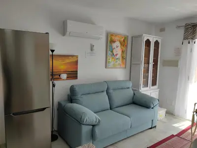 Zona de estar de Vera Natura Apartamento Esther