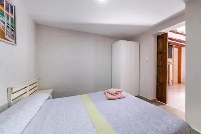 Cama o camas de una habitación en Cortijo Alba
