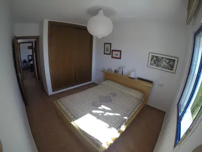 Cama o camas de una habitación en Apartamento en las Negras, a 1 minuto de la playa