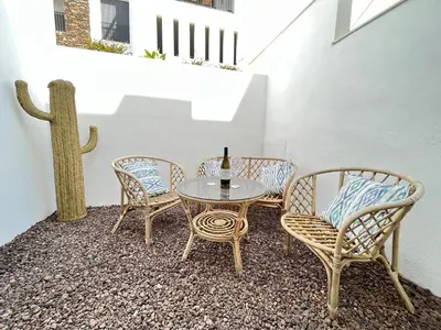 Zona de estar de PalmBeach Mojácar