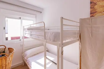 Cama o camas de una habitación en La Terraza de Agua Amarga