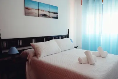 Cama o camas de una habitación en Casa Iqui