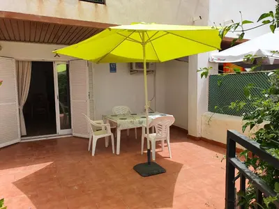 Un balcón o terraza de APARTAMENTO NATURISTA
