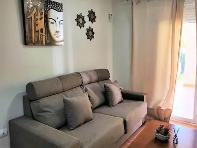 Zona de estar de Belvilla by OYO Apartment in Vera Playa