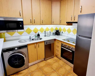 Una cocina o zona de cocina en Villas de Almerimar Golf