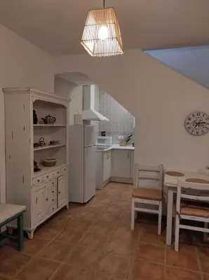 Una cocina o zona de cocina en El Rincón del Mortero