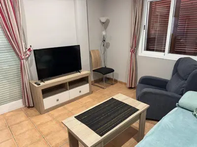 Una televisión o centro de entretenimiento en Casa Al Andalus