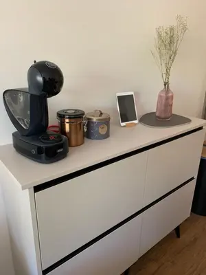 Utensilios para hacer té y café en Loft de lujo con piscina LA ENVIA