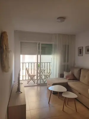 Zona de estar de Piso céntrico en 2° línea de playa