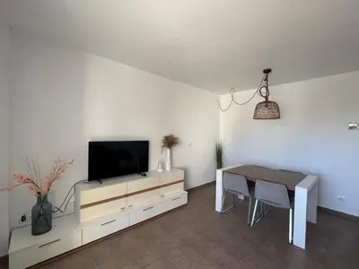 Una televisión o centro de entretenimiento en Toyo Golf