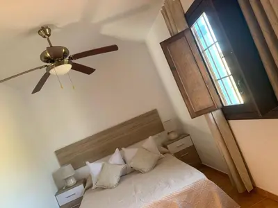 Cama o camas de una habitación en El Rincón de los Albaricoques