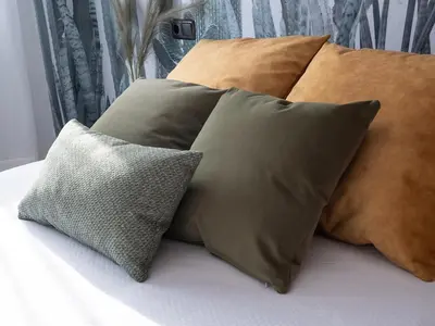 Cama o camas de una habitación en Apartamentos Brisas del Puerto de Aguadulce