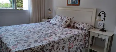 Cama o camas de una habitación en Apartamento Golf Playaserena