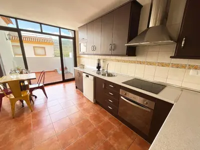 Una cocina o zona de cocina en Casa de la Plaza