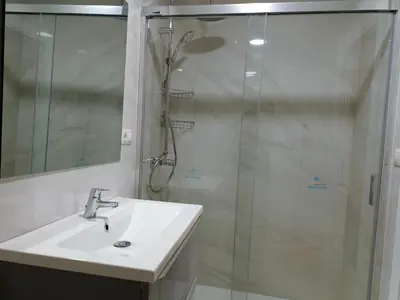 Un baño de Rentaly Holidays Apartamento Artes de Arcos Almería