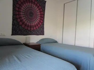 Cama o camas de una habitación en GOLF RESORT APARTMENT