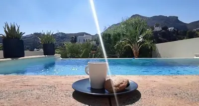 Piscina en o cerca de Villa au coeur du cabo de gata. Las Negras