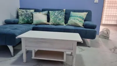 Zona de estar de Fabuloso apartamento,1a línea de playa a estrenar.