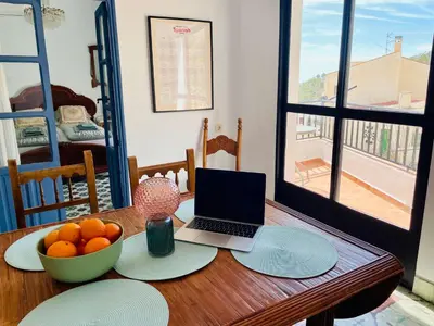 Un balcón o terraza de Casa Amigos Sorvilan- La Palmera