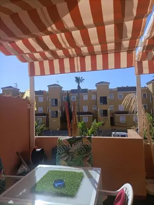 Un balcón o terraza de PARQUE VERA Naturista FKK PLAYA, free Wifi