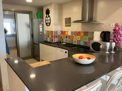 Una cocina o zona de cocina en El pequeño paraíso