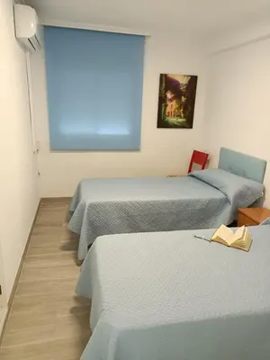 Cama o camas de una habitación en Cassinello Roquetas