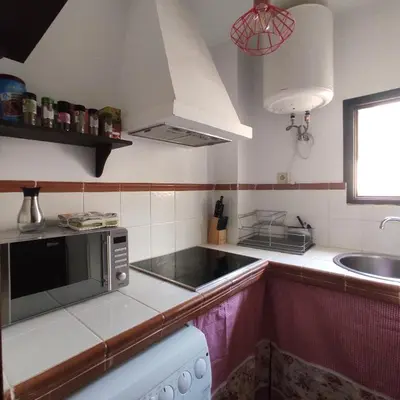 Una cocina o zona de cocina en La Castaña y la Uva