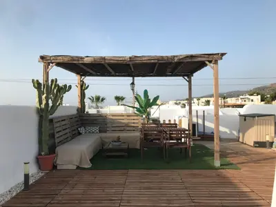 Un balcón o terraza de CM - Campomar Mojacar
