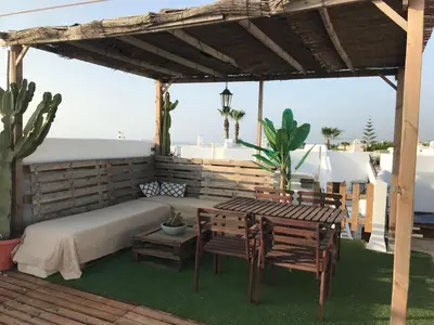 Un balcón o terraza de CM - Campomar Mojacar