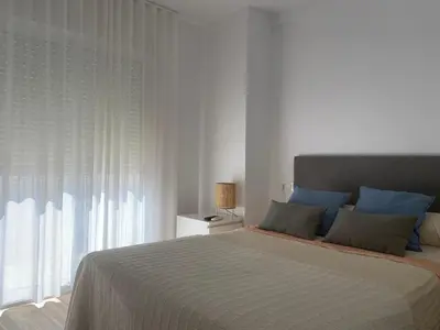 Cama o camas de una habitación en AGRADABLE CASA EN SAN JOSE