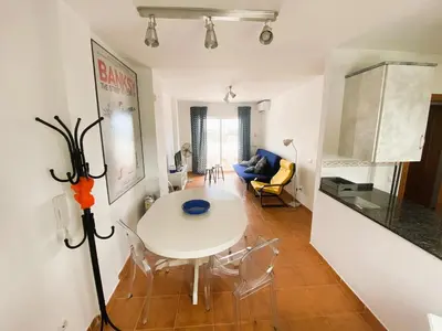 Zona de estar de AMR Ático Los Atalayones