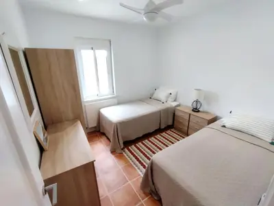 Cama o camas de una habitación en Immaculate Casa 2 bed 2 bath with pool Casa Oriana Oria Almeria