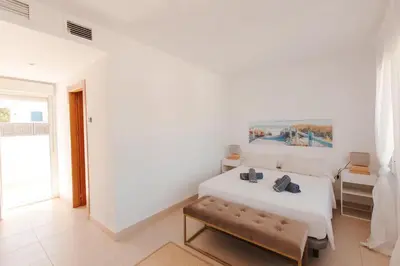 Cama o camas de una habitación en Villa Marejada 19