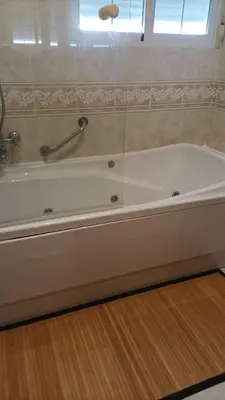 Un baño de Casa Aloe