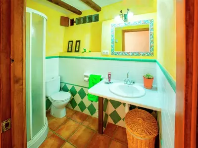 Plano de Beautiful holiday home in Laroya with shared pool