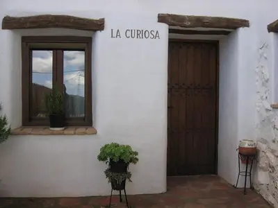 Plano de Beautiful holiday home in Laroya with shared pool