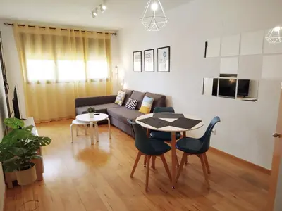 Una cocina o zona de cocina en Apartamento Bahía Levante II Águilas