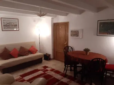 Zona de estar de Casa 44, Delightful rural cottage with pool.