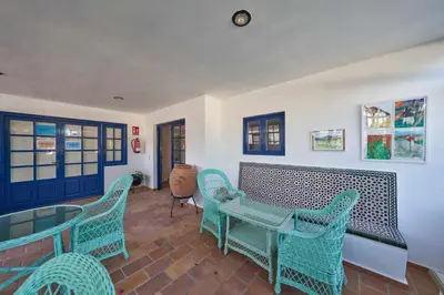 Zona de estar de Apartamento Panoramico Tres Pinos. Piscina