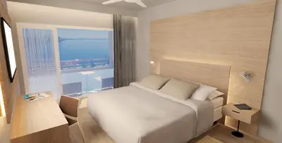 Cama o camas de una habitación en Mirador del Cabo Designed For Adults